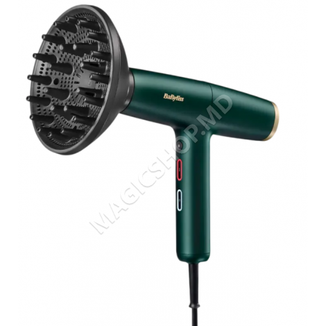 Uscător de păr BaByliss D6555DE, 1700W, Verde